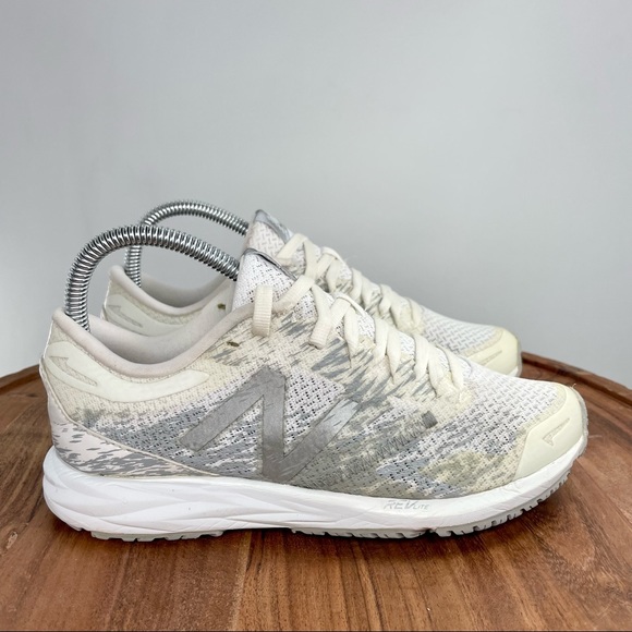 New Balance Shoes - New Balance Strobe V1 Women's Running Shoes Size 6.5 Gray White cream